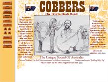 Tablet Screenshot of cobbersbushband.com